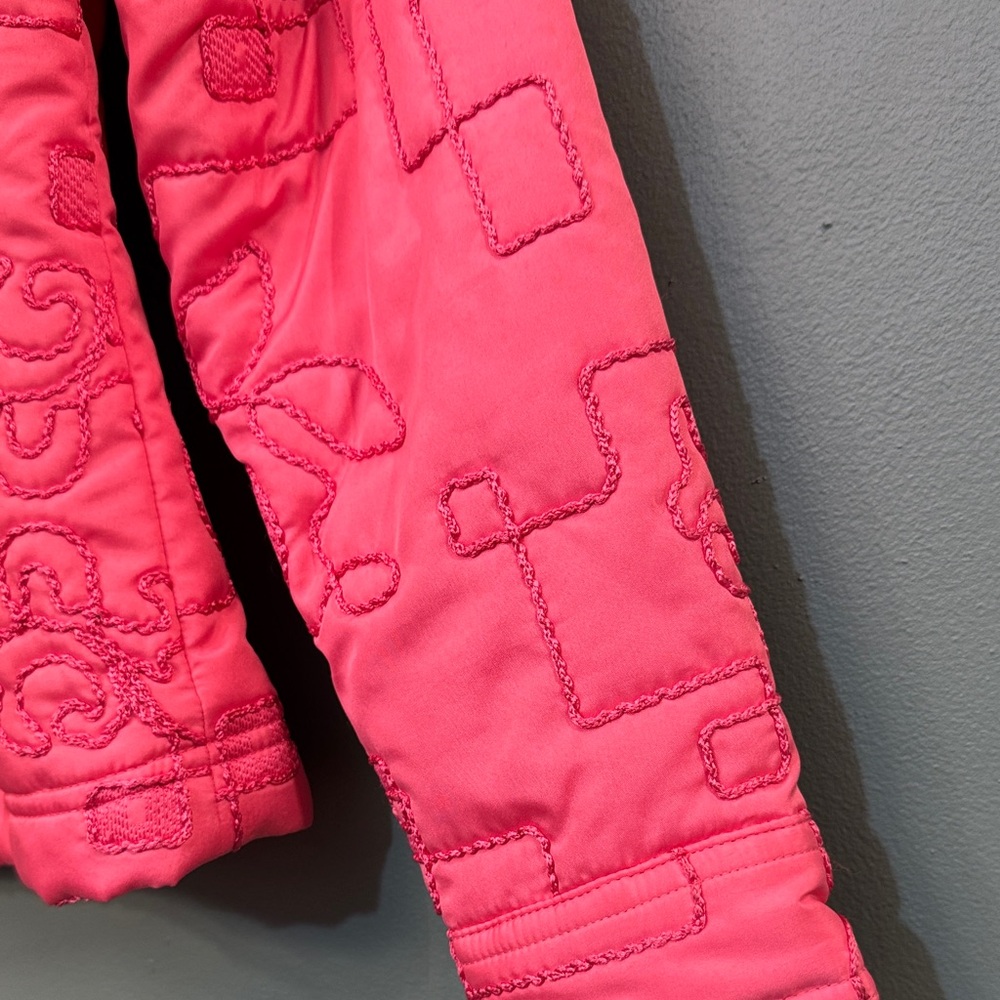 Ruby Rd. Bright Pink Puffer Jacket - Picture 3 of 7